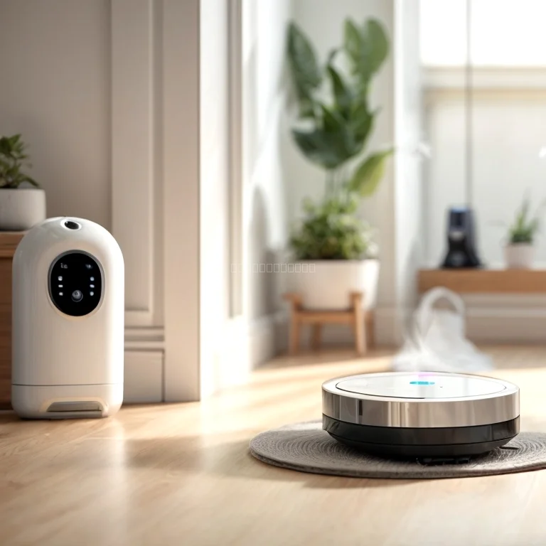 Robotic vacuum cleaning hardwood floor